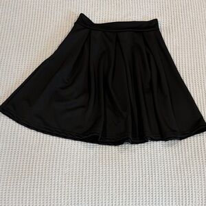 SHEIN Black Circle Skater Skirt